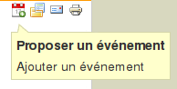 Icône Proposer un évènement Icône Proposer un évènement